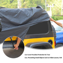 For 1997-2006 Jeep Wrangler TJ Black UV Rain Snow Protection Waterproof Car Cover RT-TCZ