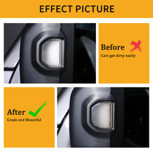 For 2018+ Jeep Wrangler JL Exterior Side Door Rearview Mirror Turn Signal Light Cover, Smoked Black RT-TCZ