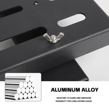 For 2018+ Jeep Wrangler JLU Aluminum Alloy Rear Window Glass Armor & Foldable Table Rack RT-TCZ