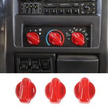 For 1997-2006 Jeep Wrangler TJ Air Condition Switch Button Knob Decor Trim Cover RT-TCZ