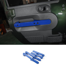 For 2007-2010 Jeep Wrangler JK JKU Interior Cover Trim Full Set Available Separately Blue RT-TCZ