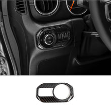 For 2018+ Jeep Wrangler JL JLU & Gladiator JT Car Headlight Lamp Switch Button Decoration Cover Trim RT-TCZ