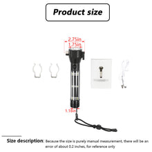 For 2018+ Jeep Wrangler JL JLU Aluminum Alloy LED Multi-functional Flashlight Fit 4-Door RT-TCZ