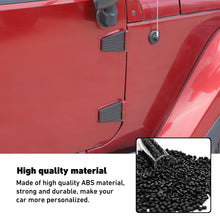For 2007-2018 Jeep Wrangler JK Door Hinge cover Trim With USA Flag Pattern RT-TCZ