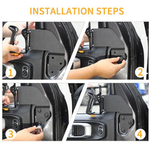 For 2018+ Jeep Wrangler JL/JT Front Door Water Cup Holder Bracket Black RT-TCZ