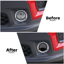 For 2019+ Jeep Renegade Front Fog Light Lamp Covers Trim Decor Smoked Black RT-TCZ