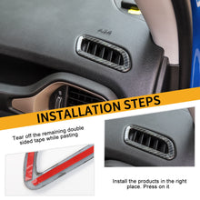 For 2016+ Jeep Renegade Dashboard Front Air Vent Outlet Ring Cover Trim RT-TCZ