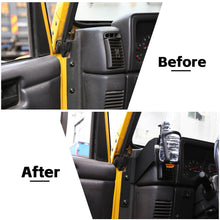 For 1997-2006 Jeep Wrangler TJ Front Door Drink Cup Phone Holder Mount Rack Bracket RT-TCZ