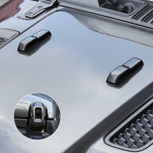 For 2018+ Jeep Wrangler JL & Gladiator JT Hood Hinge Latch Lock Catch Cover Trim Accessories 4PCS RT-TCZ