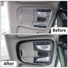 For 2014+ Jeep Cherokee Front Roof Reading Light Frame Decor Cover Trim RT-TCZ