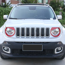 For 2016-2018 Jeep Renegade Front Headlight Bezels Angry Bird Cover Trim RT-TCZ