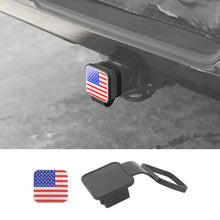 2" Trailer Hitch Cover with American Flag – Patriotic Tow Hitch Plug Insert Cap for 2 Inch Receivers, Fits Most Vehicles RT-TCZ