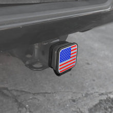 2" Trailer Hitch Cover with American Flag – Patriotic Tow Hitch Plug Insert Cap for 2 Inch Receivers, Fits Most Vehicles RT-TCZ