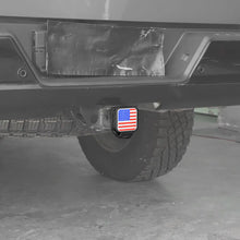 2" Trailer Hitch Cover with American Flag – Patriotic Tow Hitch Plug Insert Cap for 2 Inch Receivers, Fits Most Vehicles RT-TCZ
