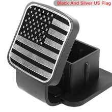 2" Trailer Hitch Cover with American Flag – Patriotic Tow Hitch Plug Insert Cap for 2 Inch Receivers, Fits Most Vehicles RT-TCZ