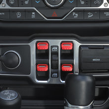 For 2018+ Jeep Wrangler JL JLU & Gladiator JT Aluminum Alloy Window Control Switch Cover Trim RT-TCZ