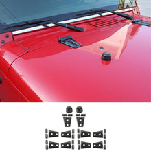 For 2007-2017 Jeep Wrangler JK JKU 4-Door Door Hinge Cover & Hood Hinge & Rubber Headgear Trim Cover RT-TCZ