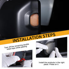 For 2018+ Jeep Wrangler JL Exterior Side Door Rearview Mirror Turn Signal Light Cover, Smoked Black RT-TCZ