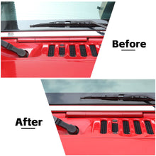 For 2007-2017 Jeep Wrangler JK Exterior Windshield Hinge Cover Trim Decor RT-TCZ