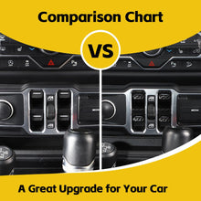 For 2018+ Jeep Wrangler JL/Gladiator JT Window Switch Button Cover & Window Lift Switch Button Trim RT-TCZ