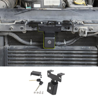 For Jeep Wrangler JK 2007-2017 Hood Lock Anti-Theft Invisible Cover Lock Kit Latch Assembly With Keys