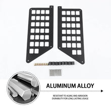 For 2007-2010 Jeep Wrangler JKU 4 Door Aluminum Car Rear Door Storage Rack Shelf Rear Racks RT-TCZ