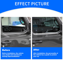 For 2018+ Jeep Wrangler JL JLU JT 2/4Door Stainless Steel Door Window Bottom Strips Cover RT-TCZ