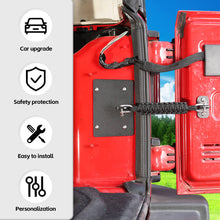 For 2007-2017 Jeep Wrangler JK Car Tailgate Door Limiter Stopper & Rope Strap Bandage RT-TCZ