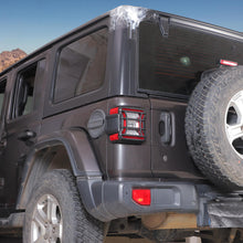 For 2018+ Jeep Wrangler JL Rear Tail Light Lamp Guard Cover Trim Black RT-TCZ