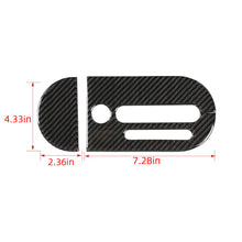 For 2007-2010 Jeep Wrangler JK Soft Carbon Fiber Console Gear Shift Panel Cover Trim RT-TCZ