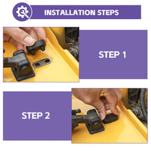 For 1997-2006 Jeep Wrangler TJ 2×Black Engine Hood Rubber Pad Cover RT-TCZ