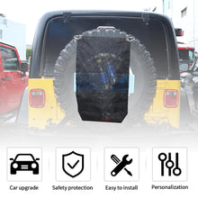 For 1997+ Jeep Wrangler JK JL TJ Spare Tire Garbage Rubbish Storage Bag RT-TCZ