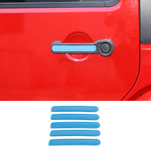 For 2007-2017 Jeep Wrangler JK JKU 4Door Door Handle Trim Insert Cover Strips RT-TCZ