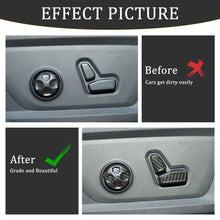 For Jeep Grand Cherokee 2011-2021/Jeep Cherokee 2014-2021/Jeep Grand Commander 2018-2021 6x Seat Adjustment Button Switch Cover Trim Kit (Red) RT-TCZ