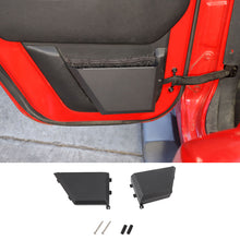 For 2011-2017 Jeep Wrangler JK 2/4-Door Metal Front & Rear Door Storage Pockets Panels RT-TCZ