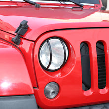 For 2007-2017 Jeep Wrangler JK Iron Front Headlight Lamp Protector Cover Trim Guard RT-TCZ