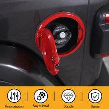 For 2018+ Jeep Wrangler JL Door Fuel Tank Gas Cap Cover With Lock Cover Trim RT-TCZ