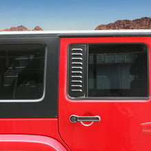 For 2007-2017 Jeep Wrangler JKU Rear Car Door Small Window Glass Cover 4 Door RT-TCZ