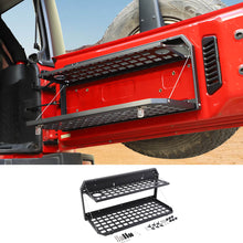 For 2007+ Jeep Wrangler JK JL Foldable Tail Rear Door Tailgate Table Storage Cargo Shelf RT-TCZ