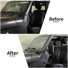 For 2018+ Jeep Wrangler JL & Gladiator JT Rear View Side Hinge Door Off Mirrors Rectangular RT-TCZ