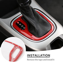 For 2017-2020 Jeep Compass Interior Gear Shifter Panel Shift Decor Cover Frame Trim