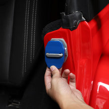 For 2007-2017 Jeep Wrangler JK 2Door Interior Door Lock Cover Protection Trim RT-TCZ