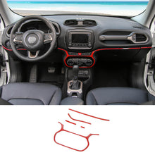 For 2015-2017 Jeep Renegade Dashboard Strip Trim Center Control Decor Cover RT-TCZ