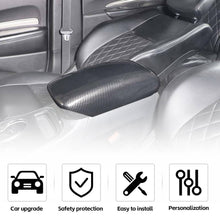For 2011-2020 Jeep Grand Cherokee Black Carbon Fiber Central Armrest Box Panel Cover Trim RT-TCZ