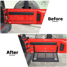 For 2007-2017 Jeep Wrangler JK JKU Rear Door Tailgate Table Shelf Storage Rack Black RT-TCZ
