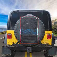 For 1997+ Jeep Wrangler JK JL TJ Spare Tire Garbage Rubbish Storage Bag RT-TCZ