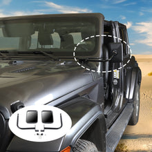 For 2018+ Jeep Wrangler JL & Gladiator JT Rear View Side Hinge Door Off Mirrors Rectangular RT-TCZ