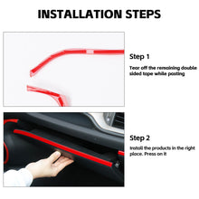 For 2015-2017 Jeep Renegade Dashboard Strip Trim Center Control Decor Cover RT-TCZ