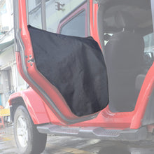 For 07+ Jeep Wrangler JK JL JT /14+ Cherokee /16+Renegade/11-20 Grand Cherokee/17+ Compass Pet Dog Scuff Cover Mat Car Door Guard Catch Catcher RT-TCZ