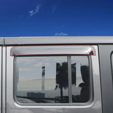 For Jeep Wrangler JL/JT 18+ 4Door Side Window Visors Rain Shield Guards Cover
